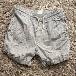 H&M Light Gray Drawstring Shorts